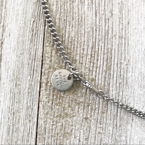 Silver Fearless Giving Keys Necklace - Picture 5 of 5